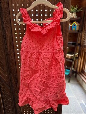 Gymboree Coral Eyelet Dress - Girls 5T